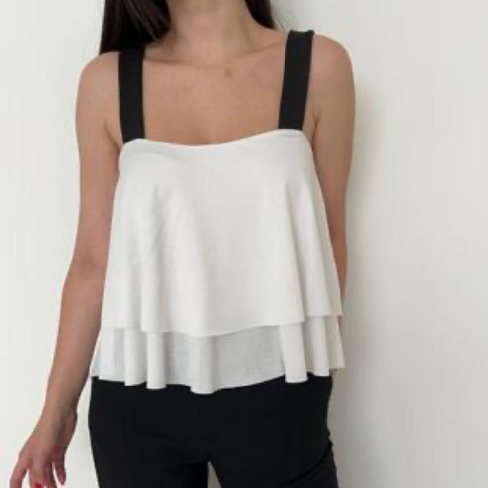 H&M Chiffon Layered Tank Blouse